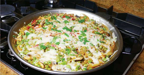 Quick fix: Veggie paella full of flavors